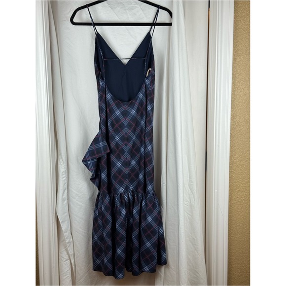 cameo Dresses & Skirts - C/MEO Collective Navy Tartan Plaid academia
Asymmetrical Ruffle Midi Dress Check
